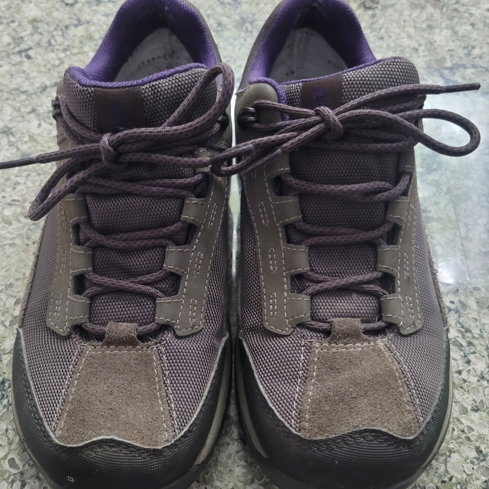 Teva Gray & Purple Waterproof Hiking Shoes Size 9